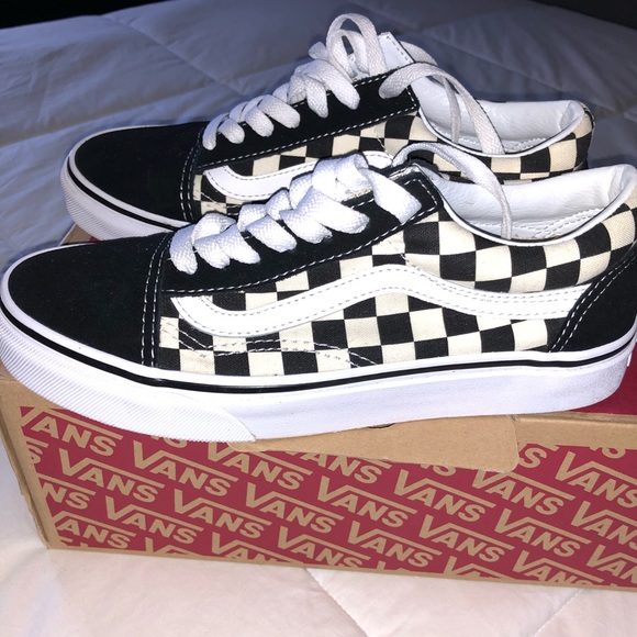 vans checker boards
